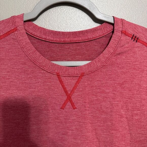 Lululemon T.H.E. Crew orange red gray size medium - Picture 4 of 7